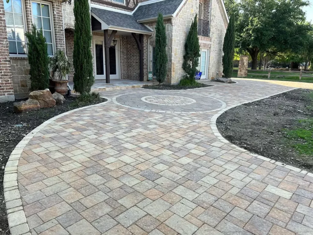 driveway paver installation